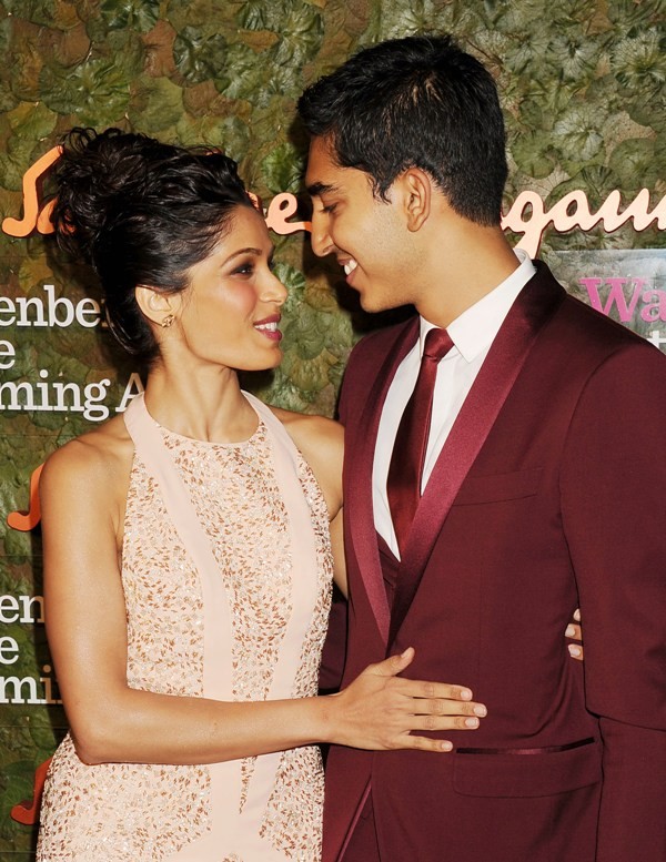 Freida Pinto a Dev Patel